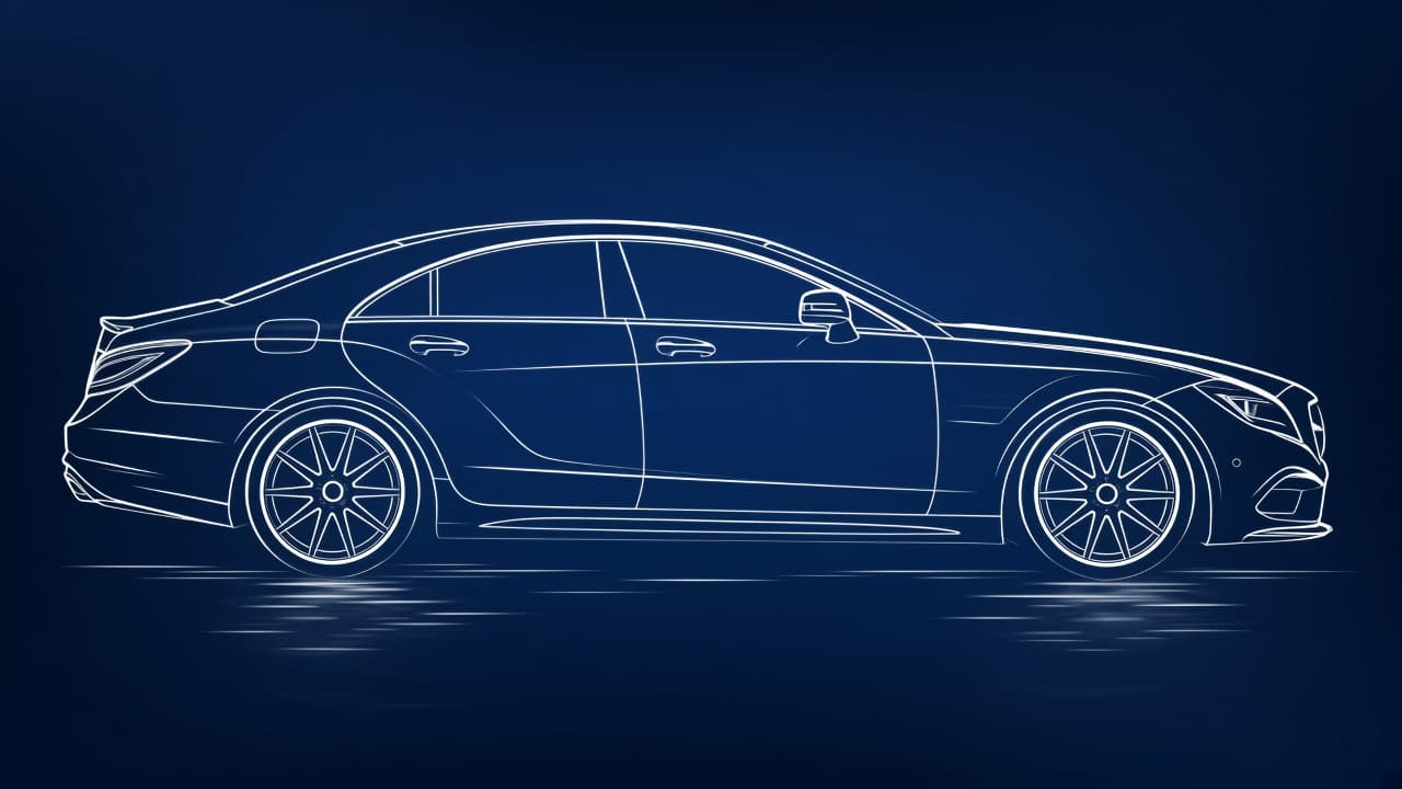 Mercedes-Benz CLS · kontura